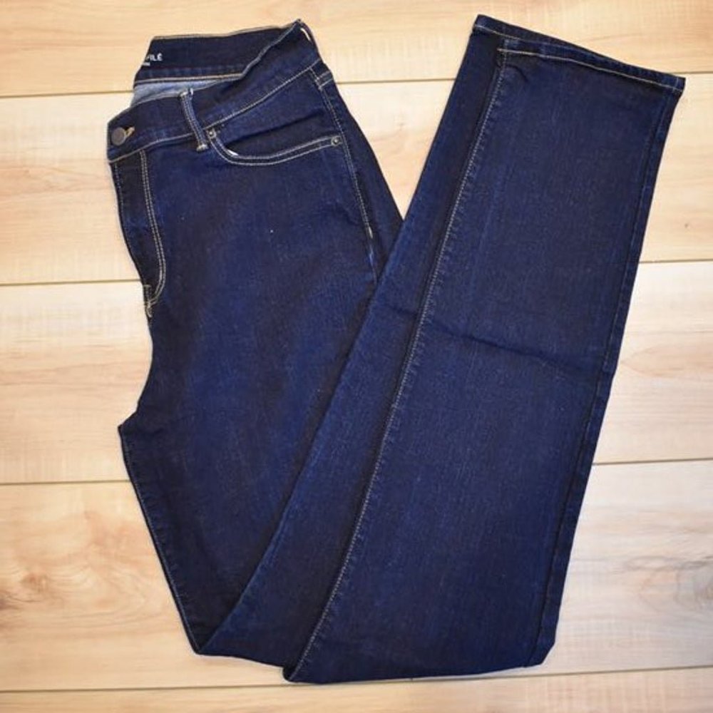 Old Navy Curvy Mid Rise Straight Leg Jeans